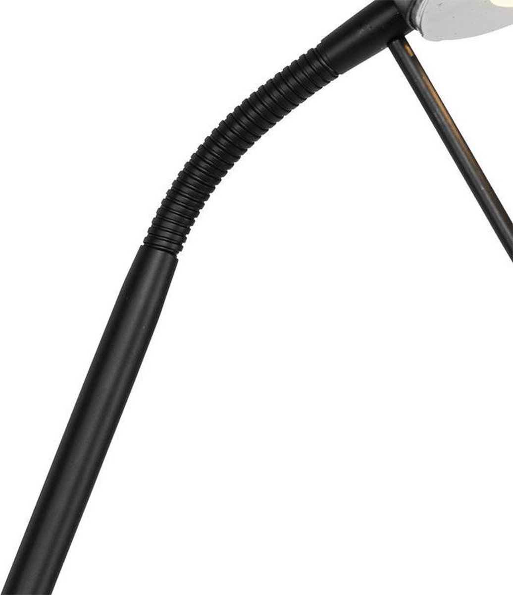 Highlight Vloerlamp New Luna H 180 Cm 24 + 5 Watt - Zwart