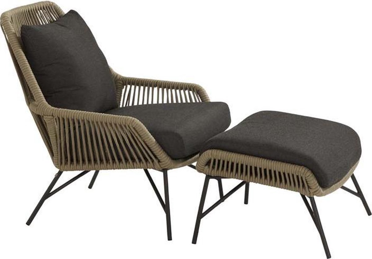 4 Seasons Outdoor 4 Seasons Ramblas Loungestoel - Bruin