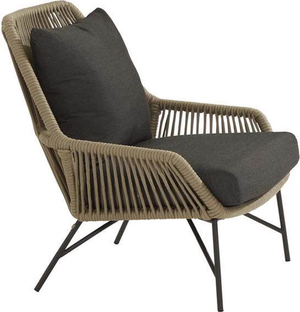 4 Seasons Outdoor 4 Seasons Ramblas Loungestoel - Bruin