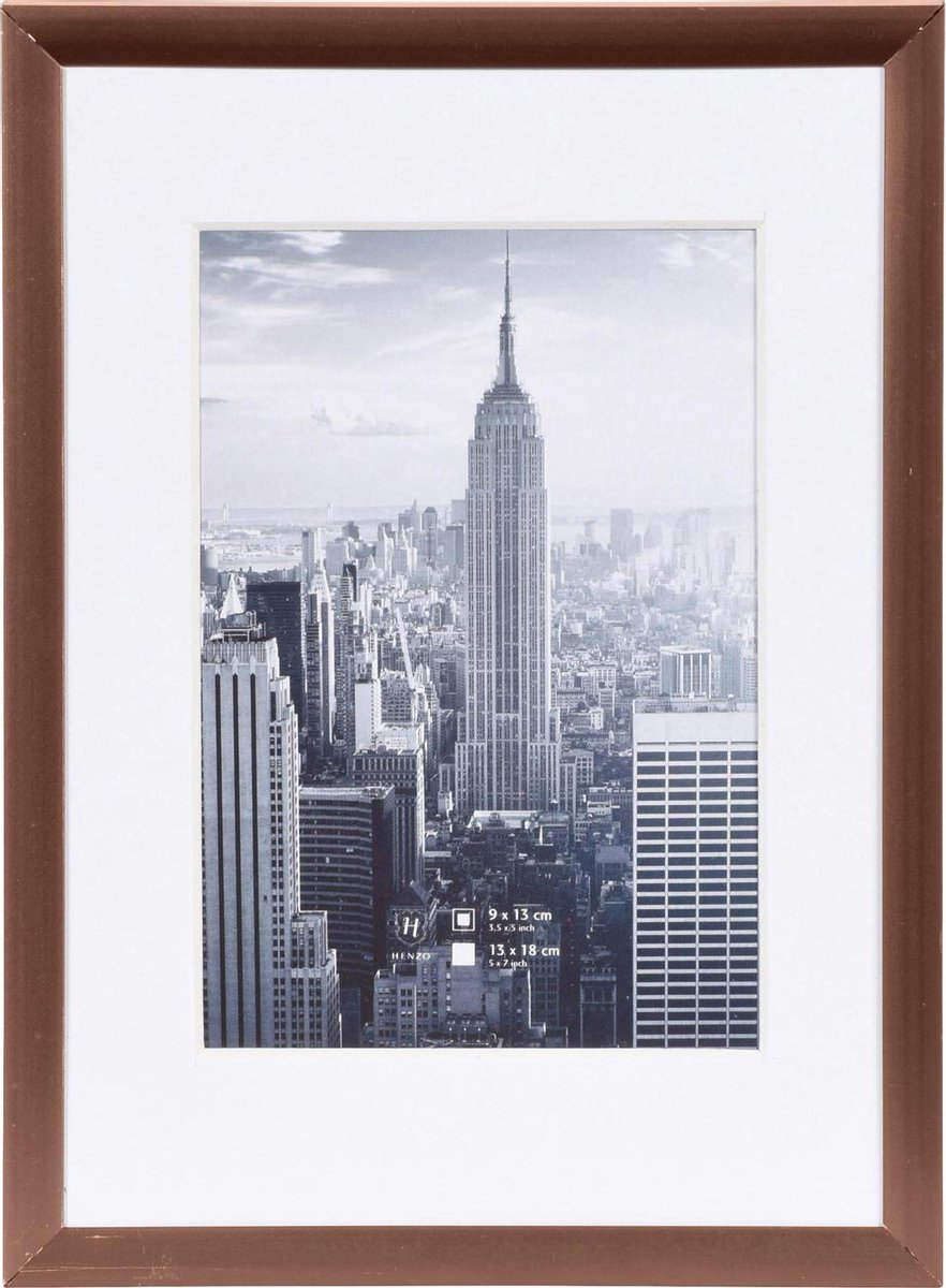Henzo Fotolijst - Manhattan - Fotomaat 13x18 Cm - Brons