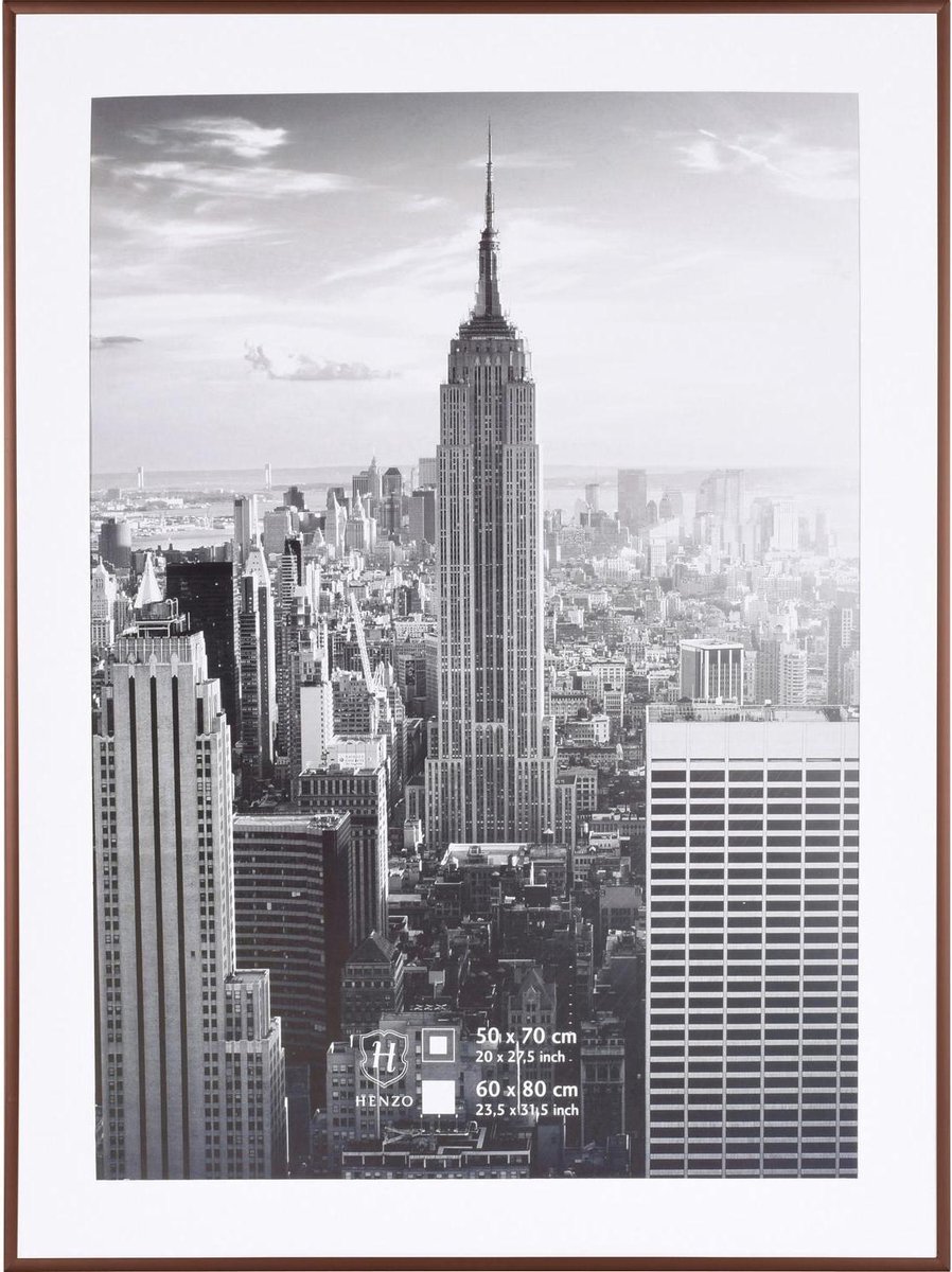 Henzo Fotolijst - Manhattan - Fotomaat 60x80 Cm - Brons