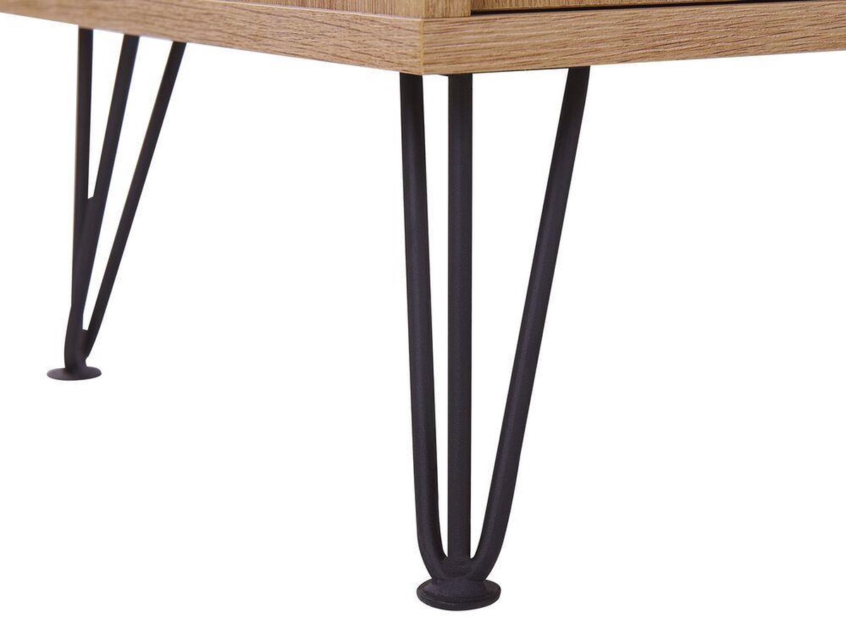 Beliani Kyle Sideboard Vezelplaat 40 X 80 Cm - Bruin