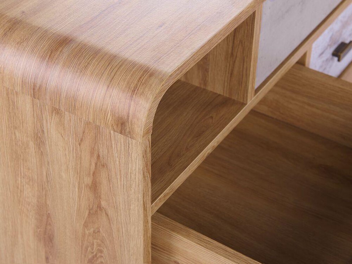 Beliani Kyle Sideboard Vezelplaat 40 X 80 Cm - Bruin