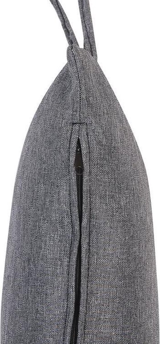 Beliani Aspio Hangstoel Pe Rotan 45 X 99 Cm - Zwart