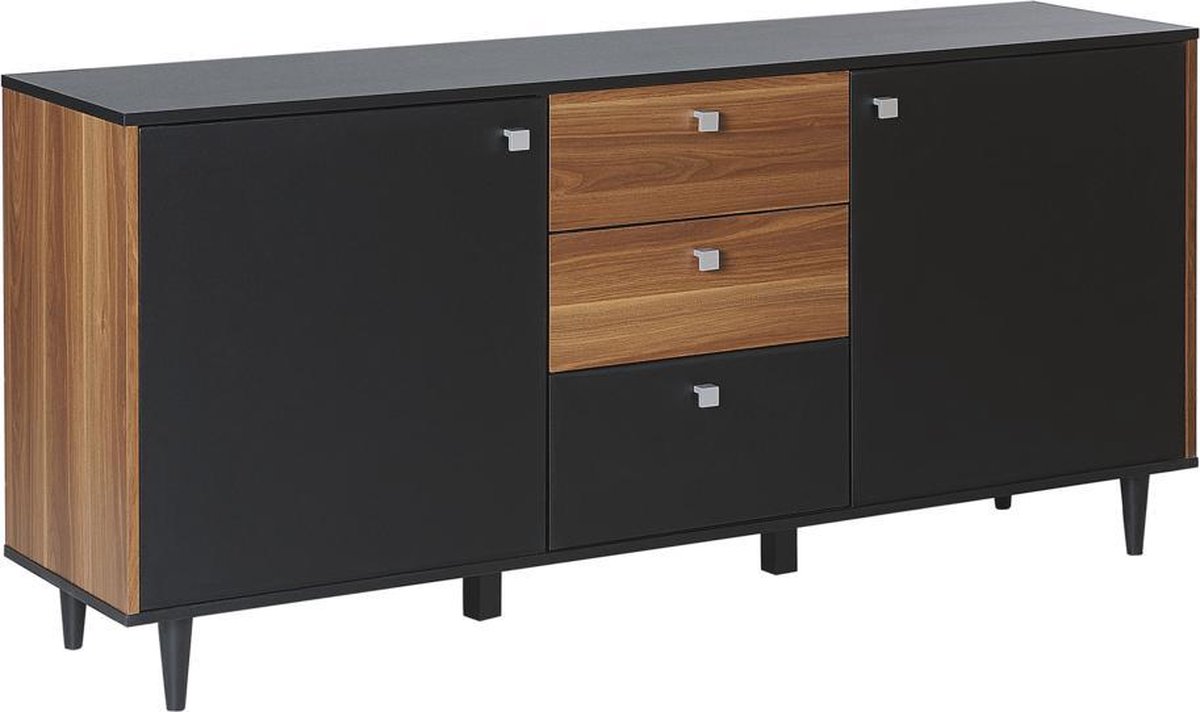 Beliani Kuro Sideboard Vezelplaat 40 X 160 Cm - Negro