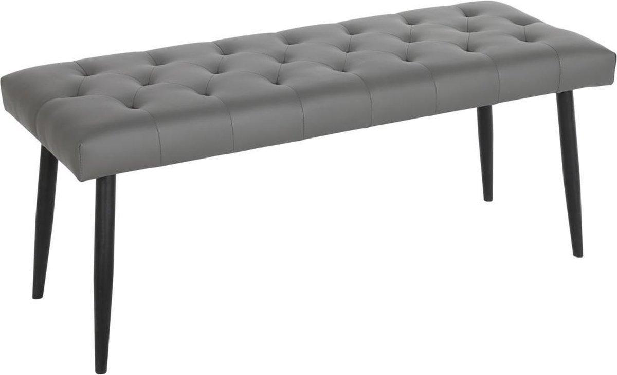 Beliani Essonne Voetenbank Kunstleer 43 X 104 Cm - Gris