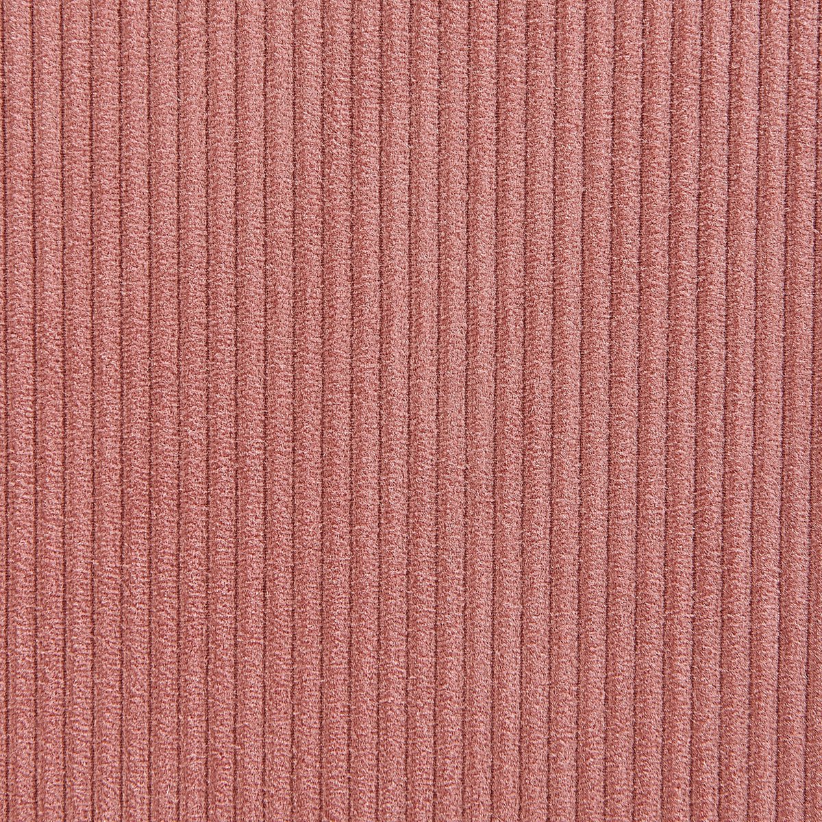Beliani Lemvig Ottomaan Corduroy 83 X 83 Cm - Roze