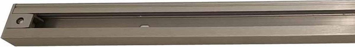 Highlight Railsysteem Trackline 150 Cm + 4 Cilinder Spots Mat Chroom - Silver