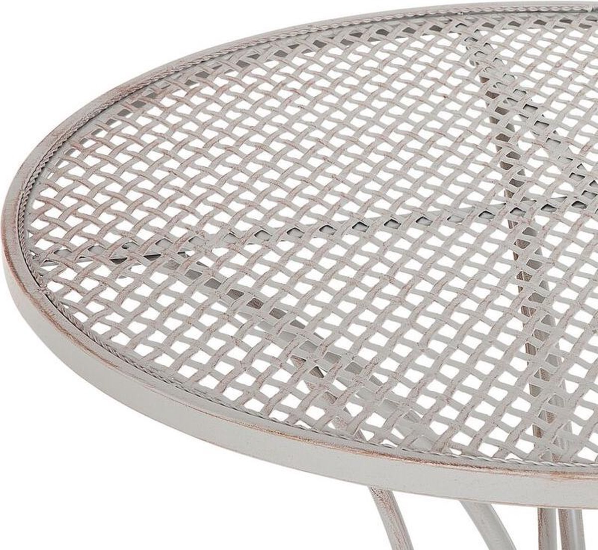 Beliani Cilento Balkontafel Metaal 71 X 71 Cm - Grijs