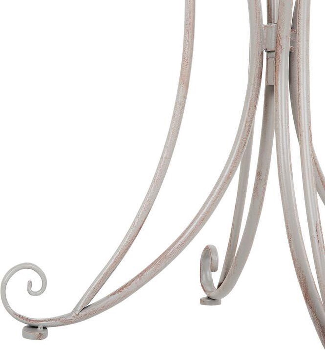 Beliani Cilento Balkontafel Metaal 71 X 71 Cm - Grijs