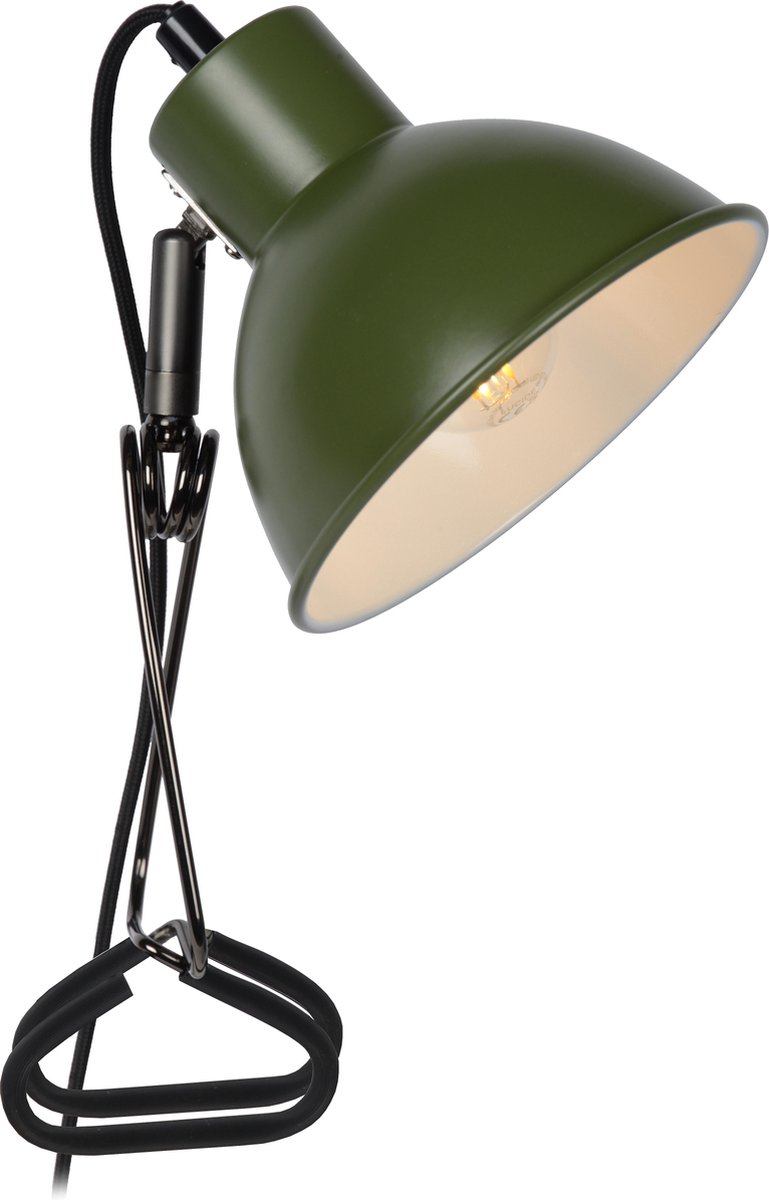 Lucide Moys Klemlamp E27/40w - Groen