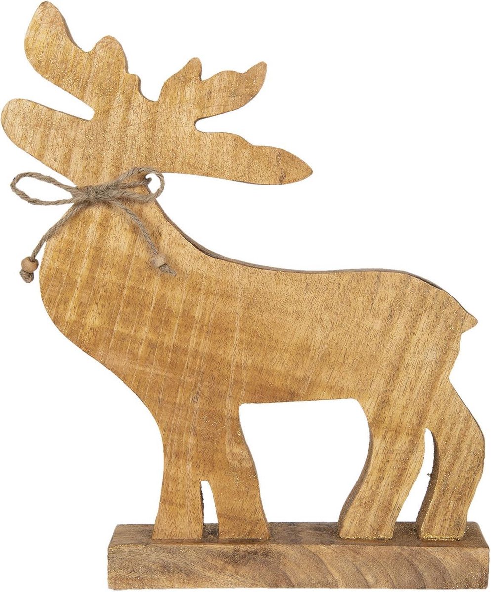 Clayre & Eef Decoratie 6h1851 20*5*32 Cm - Hout Decoratief - Bruin