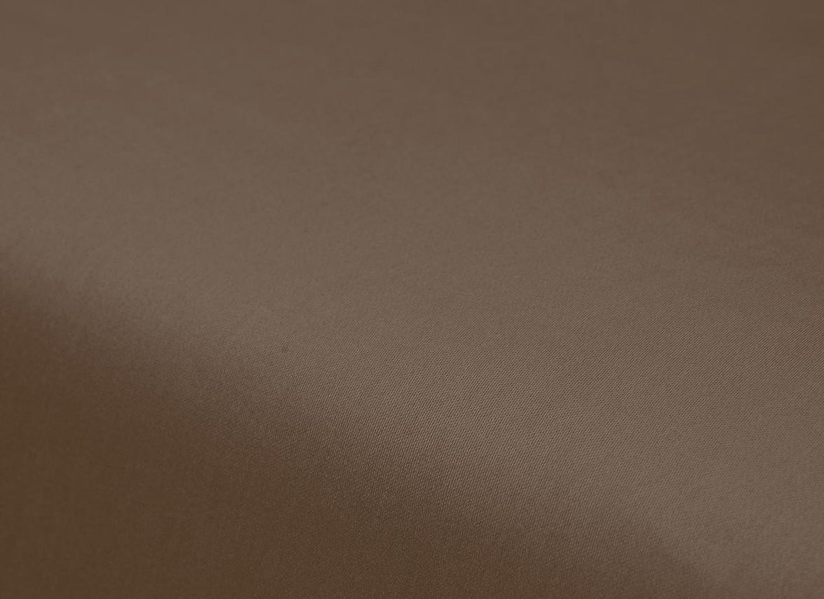 Essenza Hoeslaken Satijn Cafe Noir-2-persoons (140x200 Cm) - Bruin