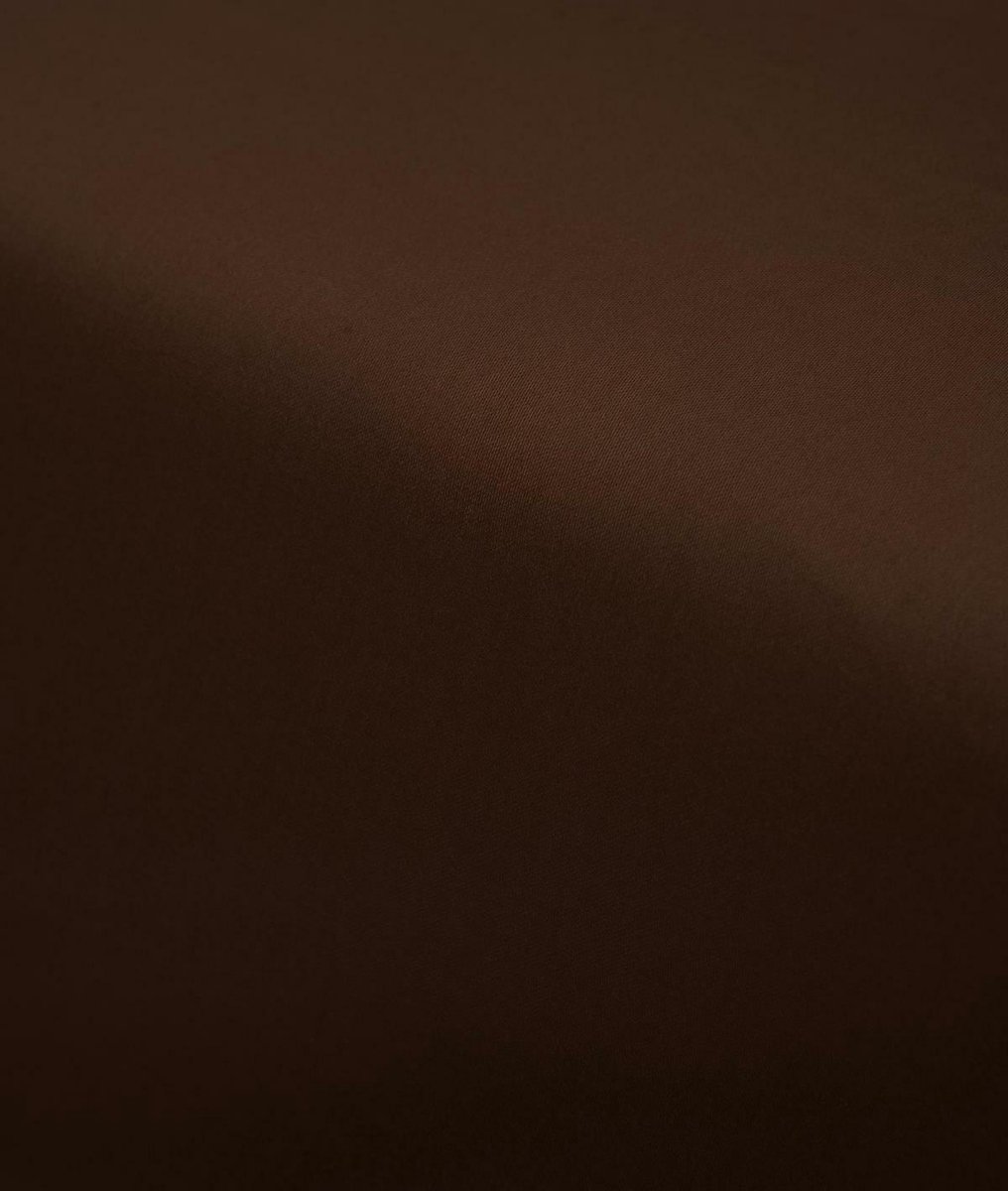 Essenza Hoeslaken Satijn Chocolate-1-persoons (90x210 Cm) - Bruin