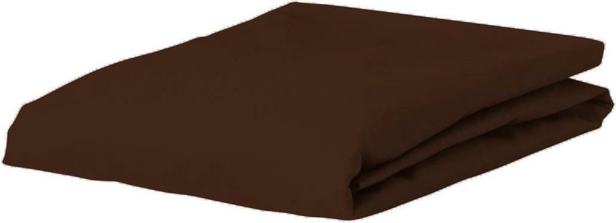 Essenza Hoeslaken Satijn Chocolate-1-persoons (90x210 Cm) - Bruin