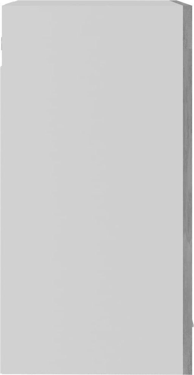 Vidaxl Hangkast 40x31x60 Cm Spaanplaat Beton - Grijs