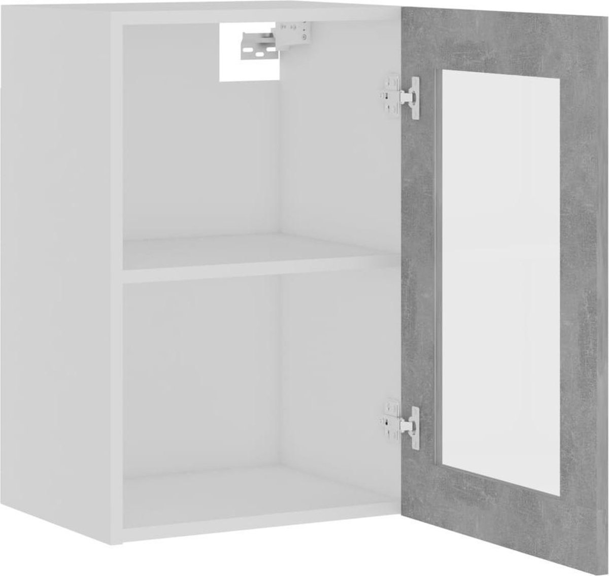 Vidaxl Hangkast 40x31x60 Cm Spaanplaat Beton - Grijs