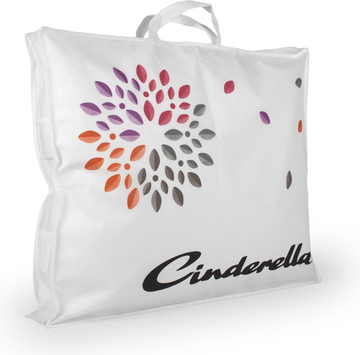 Cinderella Rondo Synthetisch Stevig Hoofdkussen - 50% Bamboe - 50% Thermosoft Holle Polyester Vezelbolletjes - - Wit
