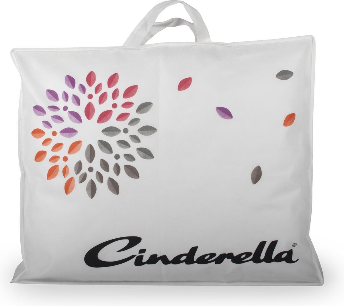 Cinderella Rondo Synthetisch Stevig Hoofdkussen - 50% Bamboe - 50% Thermosoft Holle Polyester Vezelbolletjes - - Wit