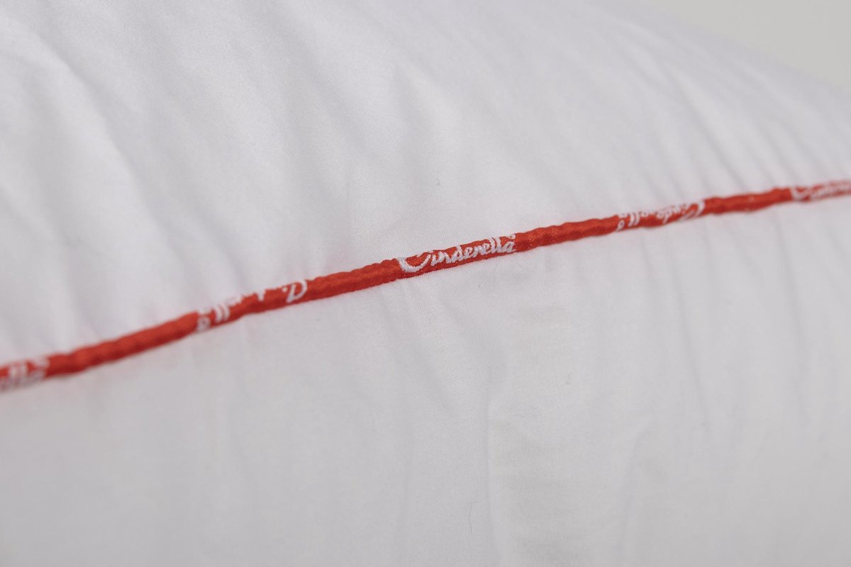 Cinderella Rondo Synthetisch Zacht Hoofdkussen - 100% Ecodown Holle Polyester Vezel - - Wit