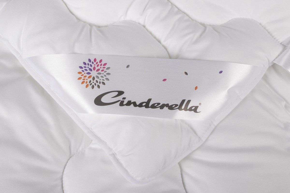 Cinderella Ambient Synthetisch Dekbed - 1-persoons (140x220 Cm) - Volwassen - Wit