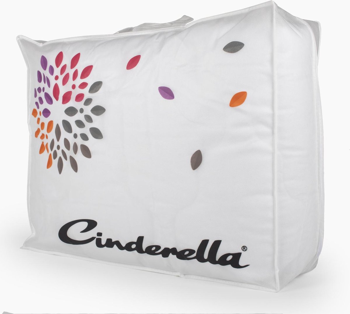 Cinderella Ambient Synthetisch Dekbed - 1-persoons (140x220 Cm) - Volwassen - Wit