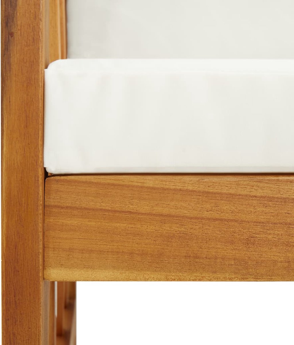 Vidaxl 5-delige Loungeset Met Kussens Massief Acaciahout - Bruin