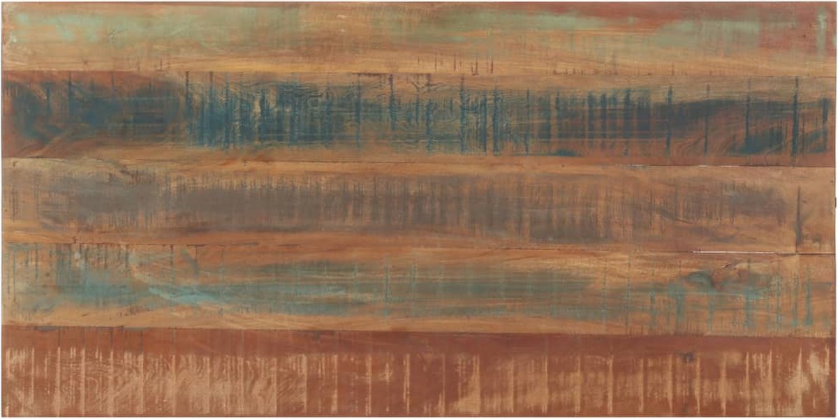 Vidaxl Eettafel 120x60x76 Cm Massief Gerecycled Hout - Bruin