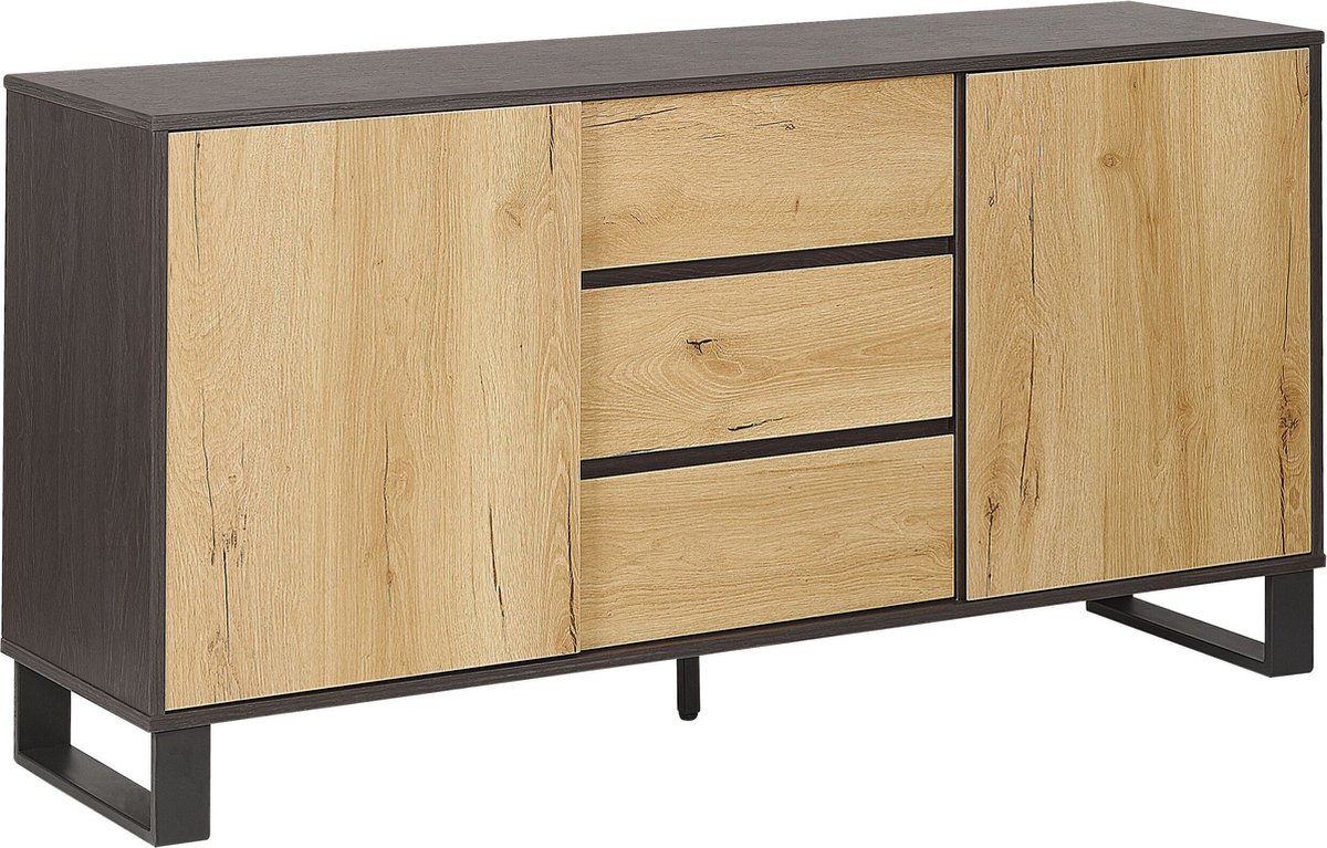 Beliani Elda Dressoir Mdf 39 X 145 Cm - Bruin