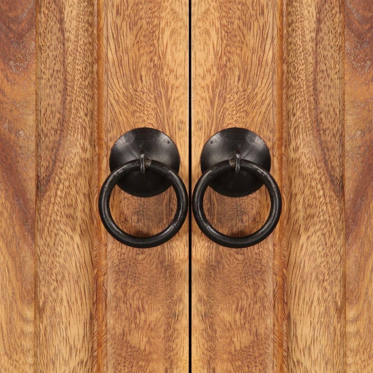 Vidaxl Dressoir 110x45x80 Cm Massief Sheeshamhout - Bruin