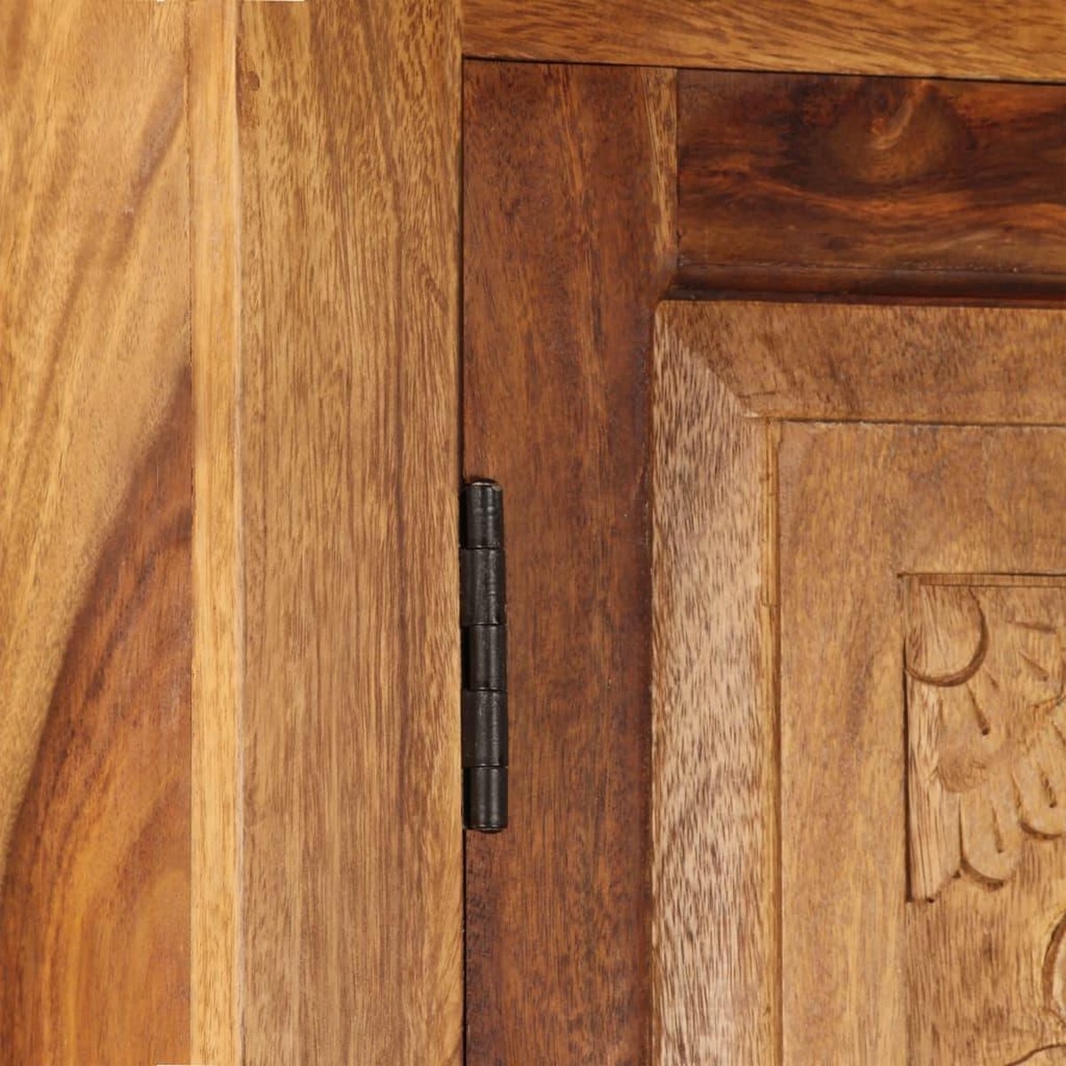 Vidaxl Dressoir 110x45x80 Cm Massief Sheeshamhout - Bruin