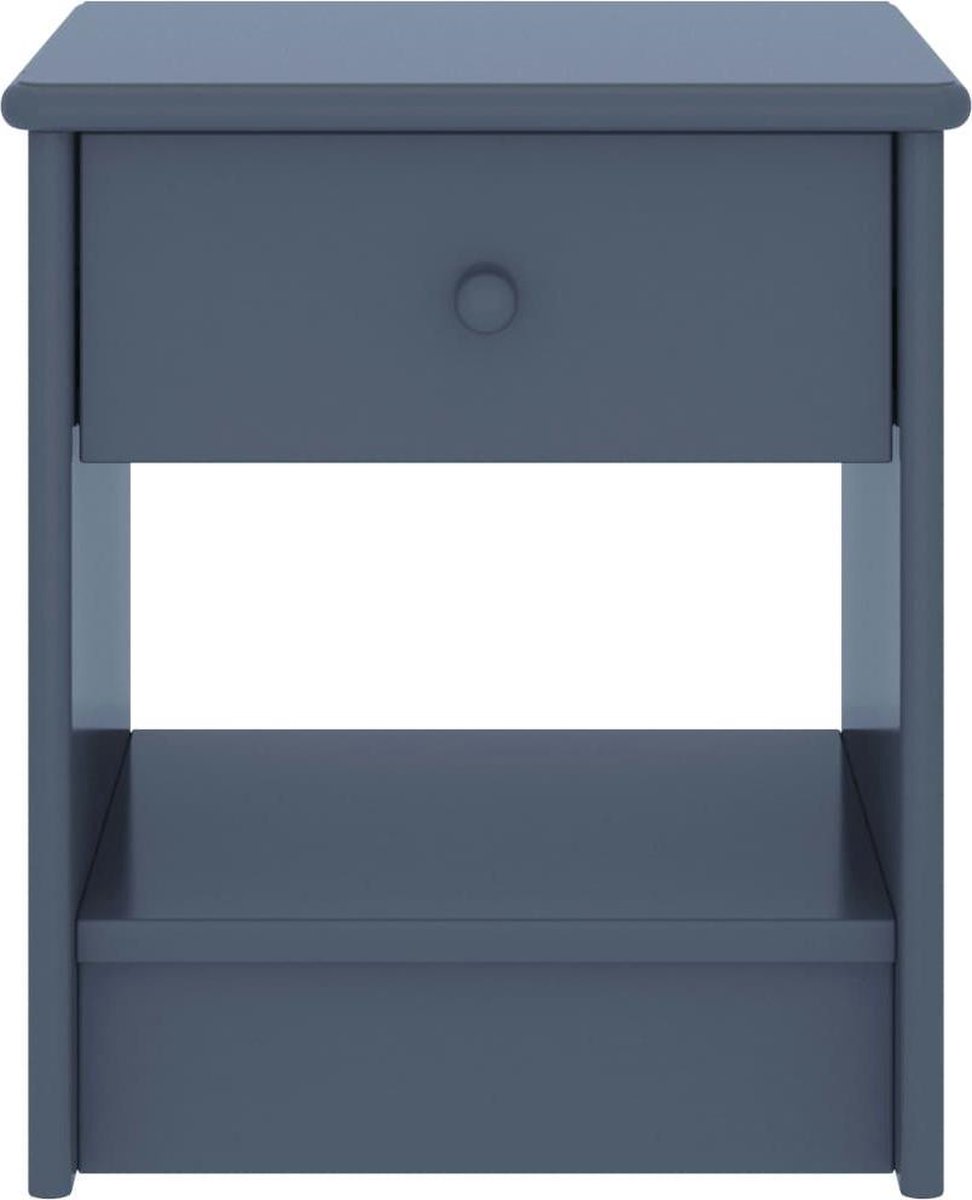 Vidaxl Nachtkastjes 2 St 35x30x40 Cm Massief Grenenhout Licht - Grijs