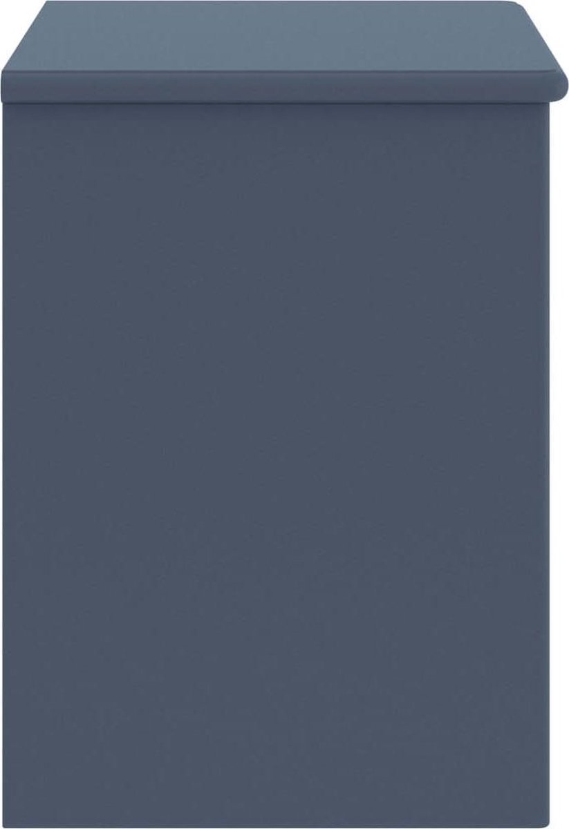 Vidaxl Nachtkastjes 2 St 35x30x40 Cm Massief Grenenhout Licht - Grijs