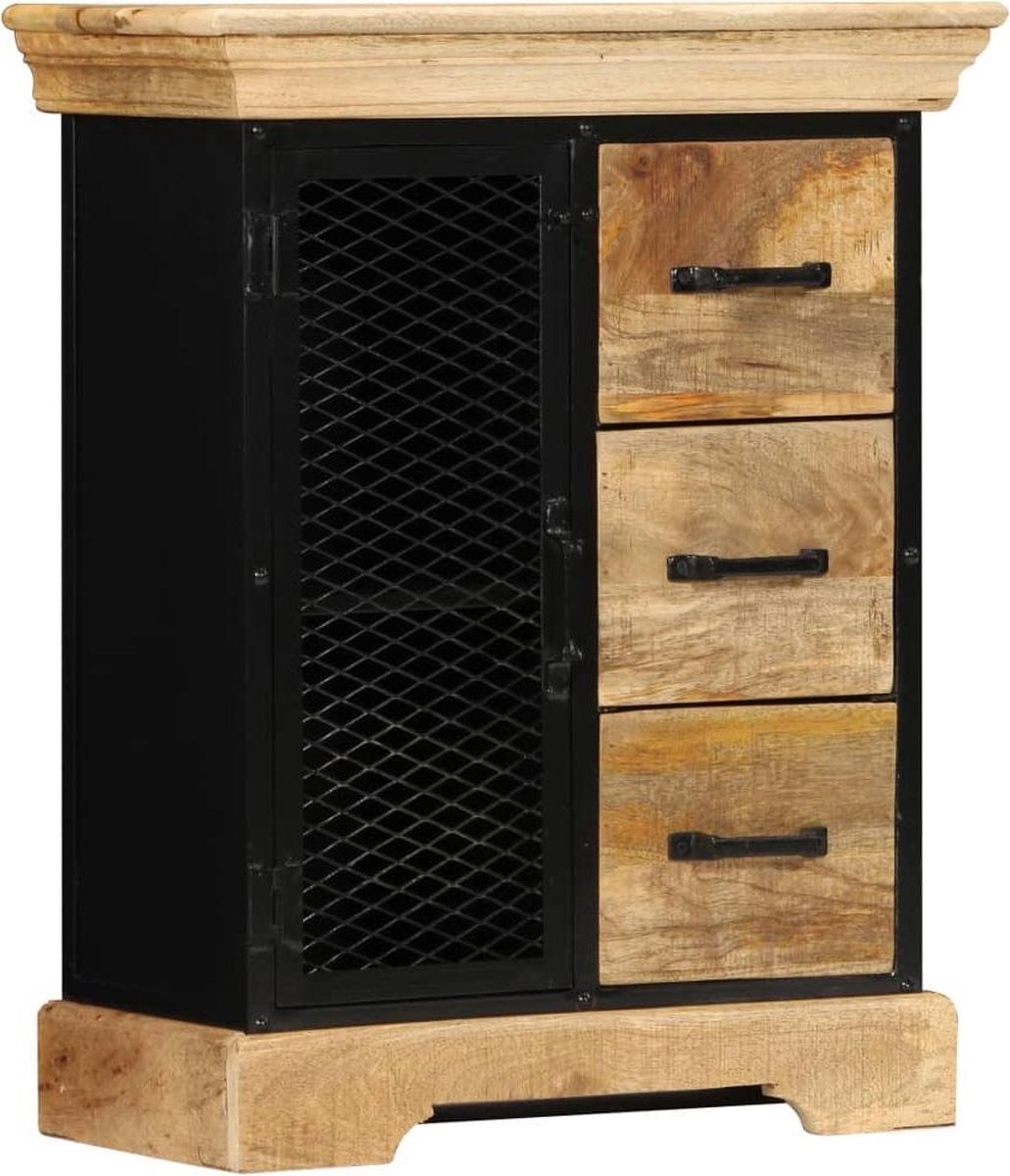 Vidaxl Dressoir 60x30x75 Cm Massief Mangohout - Bruin