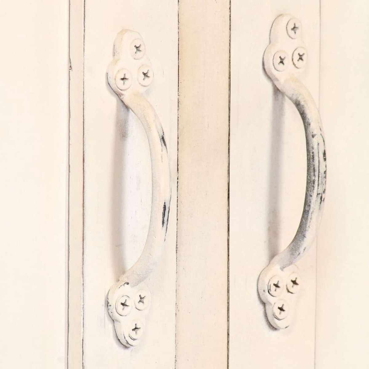 Vidaxl Dressoir 160x40x80 Cm Massief Mangohout - Wit