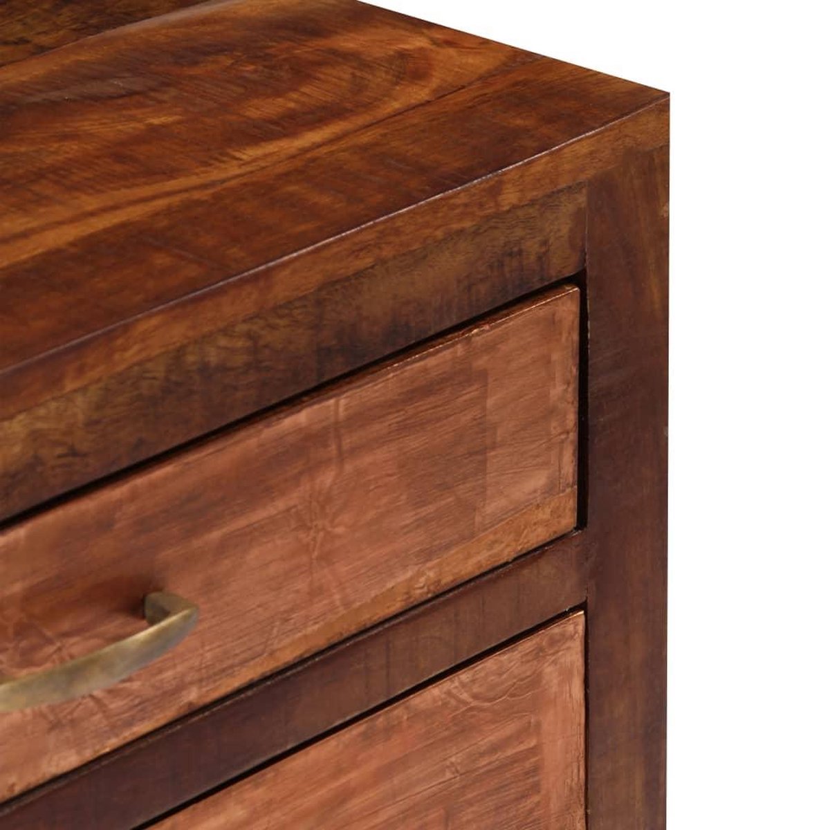 Vidaxl Dressoir 118x30x75 Cm Massief Mangohout - Bruin