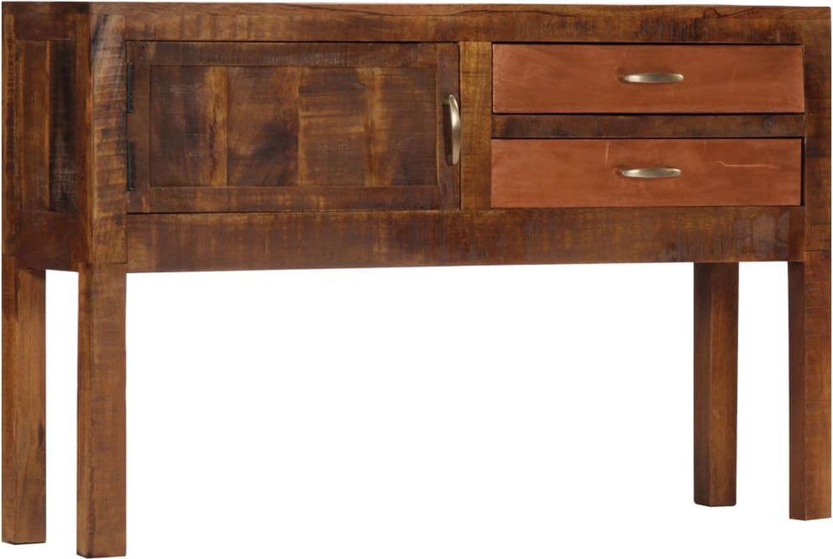 Vidaxl Dressoir 118x30x75 Cm Massief Mangohout - Bruin