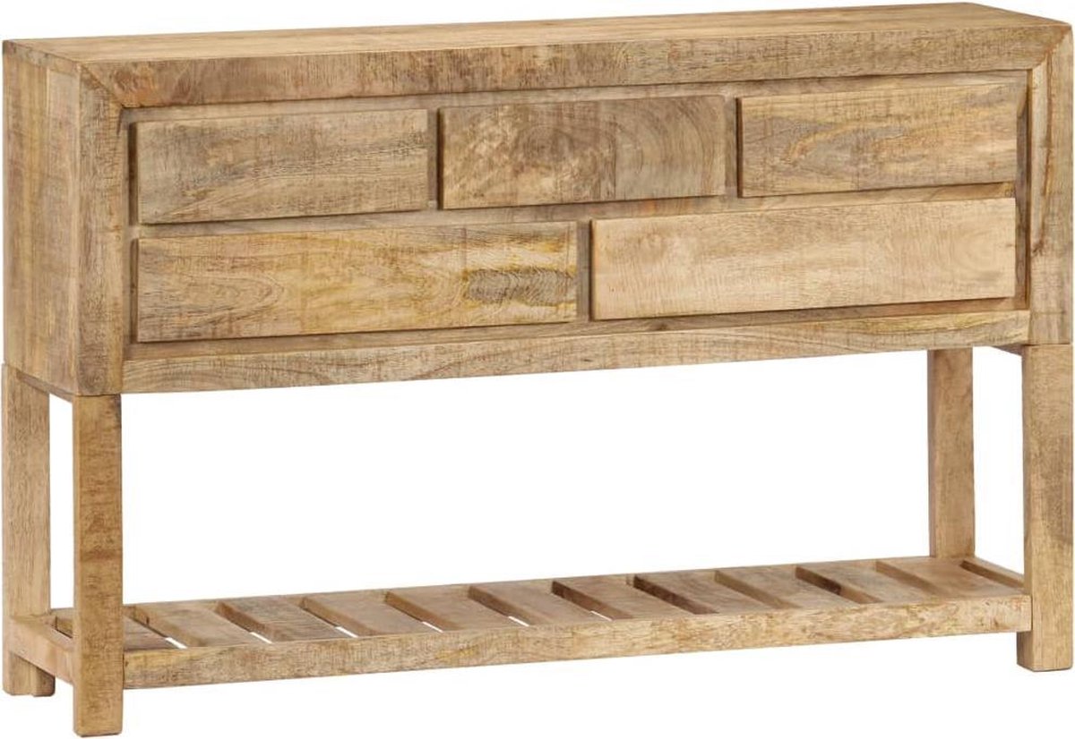 Vidaxl Dressoir 120x30x75 Cm Massief Mangohout - Bruin
