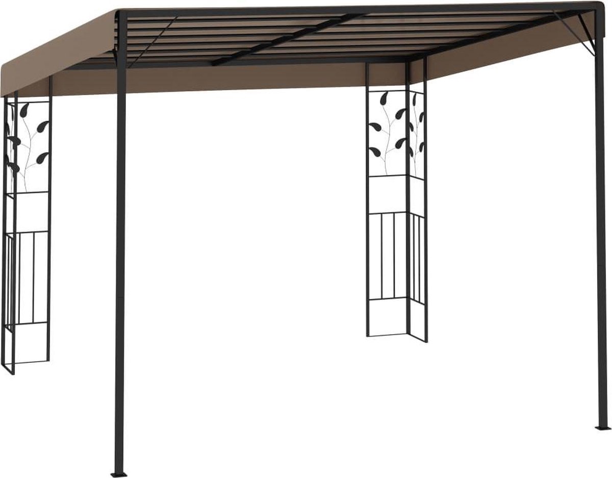 Vidaxl Wandprieel 3x3x2,5 M Taupe