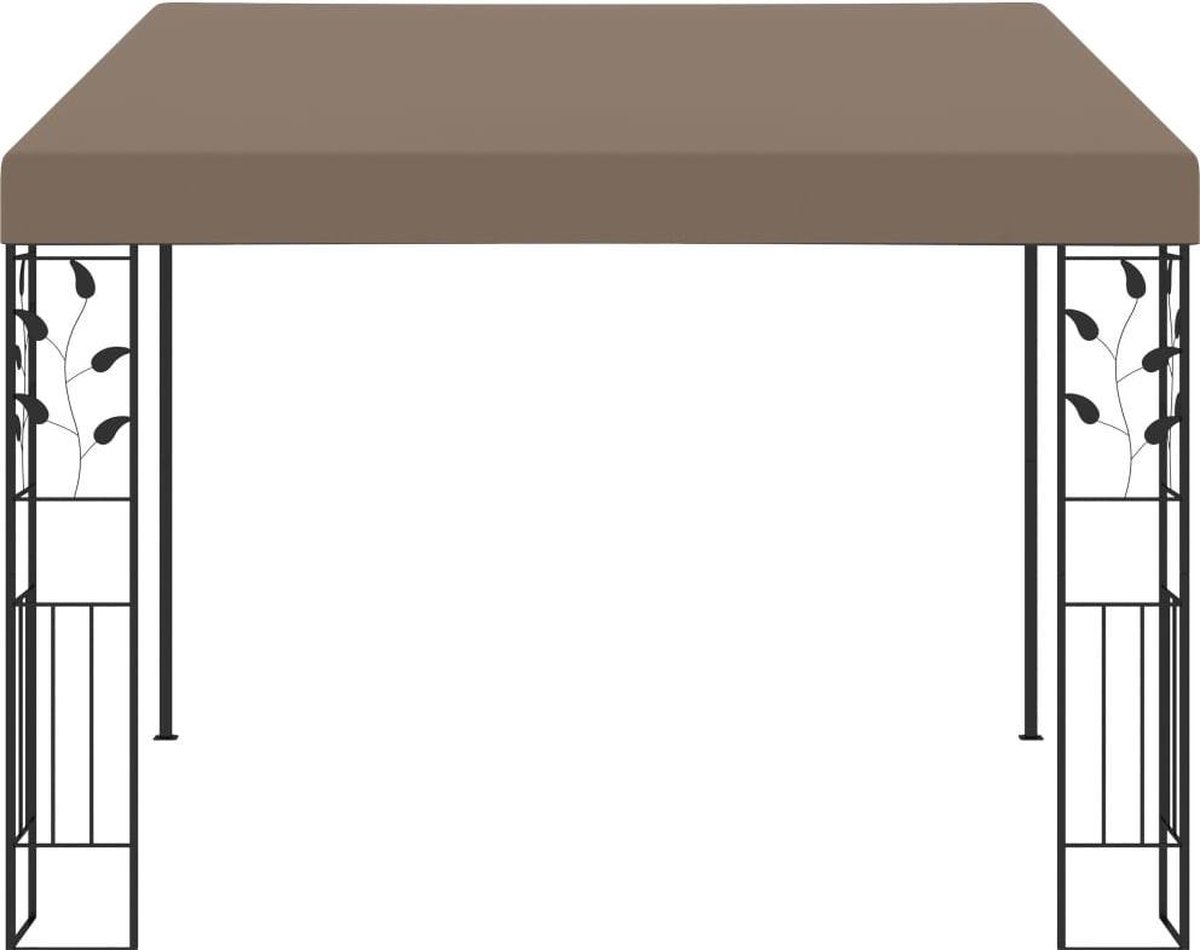 Vidaxl Wandprieel 3x3x2,5 M Taupe