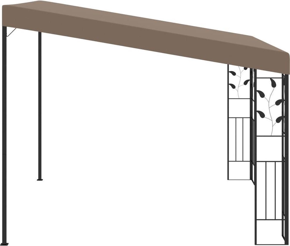 Vidaxl Wandprieel 3x3x2,5 M Taupe
