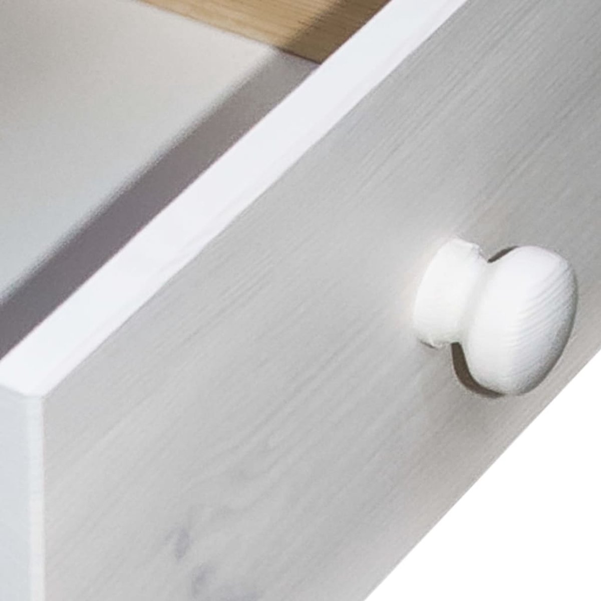 Vidaxl Nachtkastje 43x34x40 Cm Massief Grenenhout - Bruin