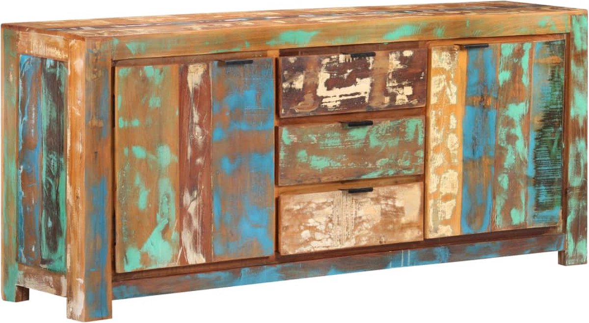 Vidaxl Dressoir 175x40x75 Cm Massief Gerecycled Hout - Bruin