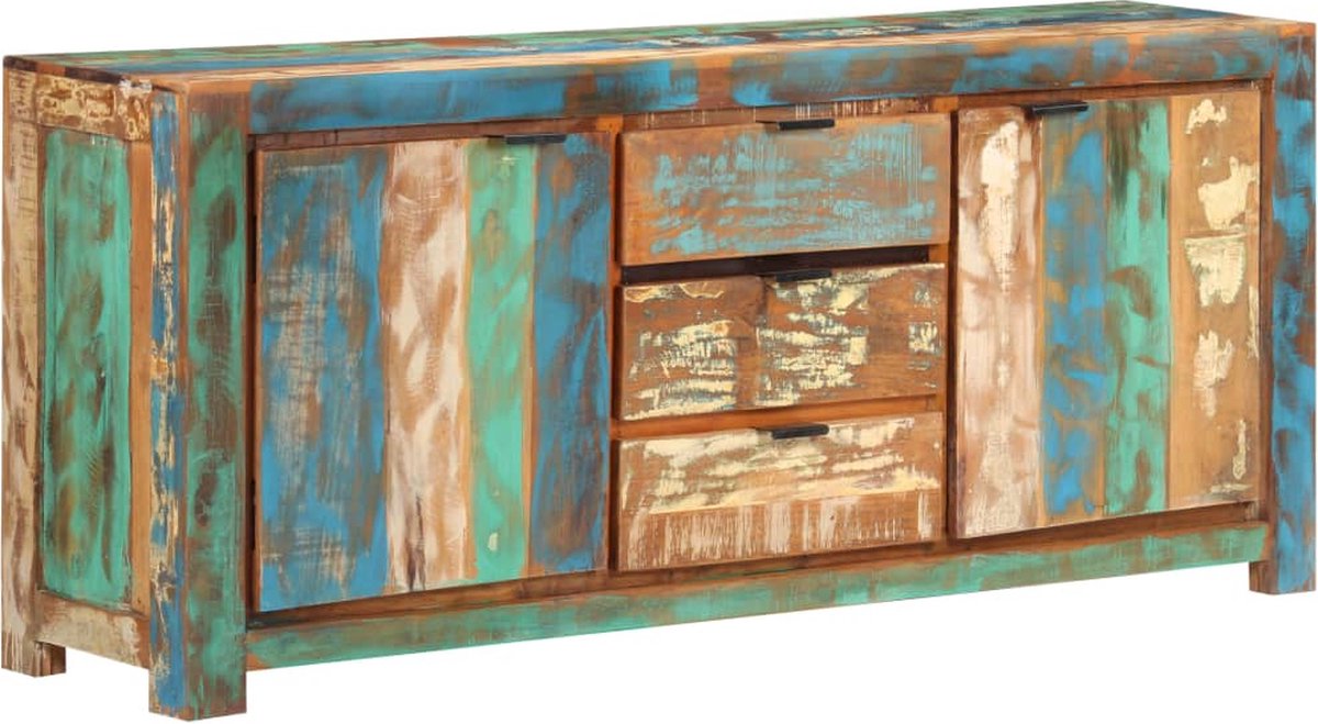 Vidaxl Dressoir 175x40x75 Cm Massief Gerecycled Hout - Bruin