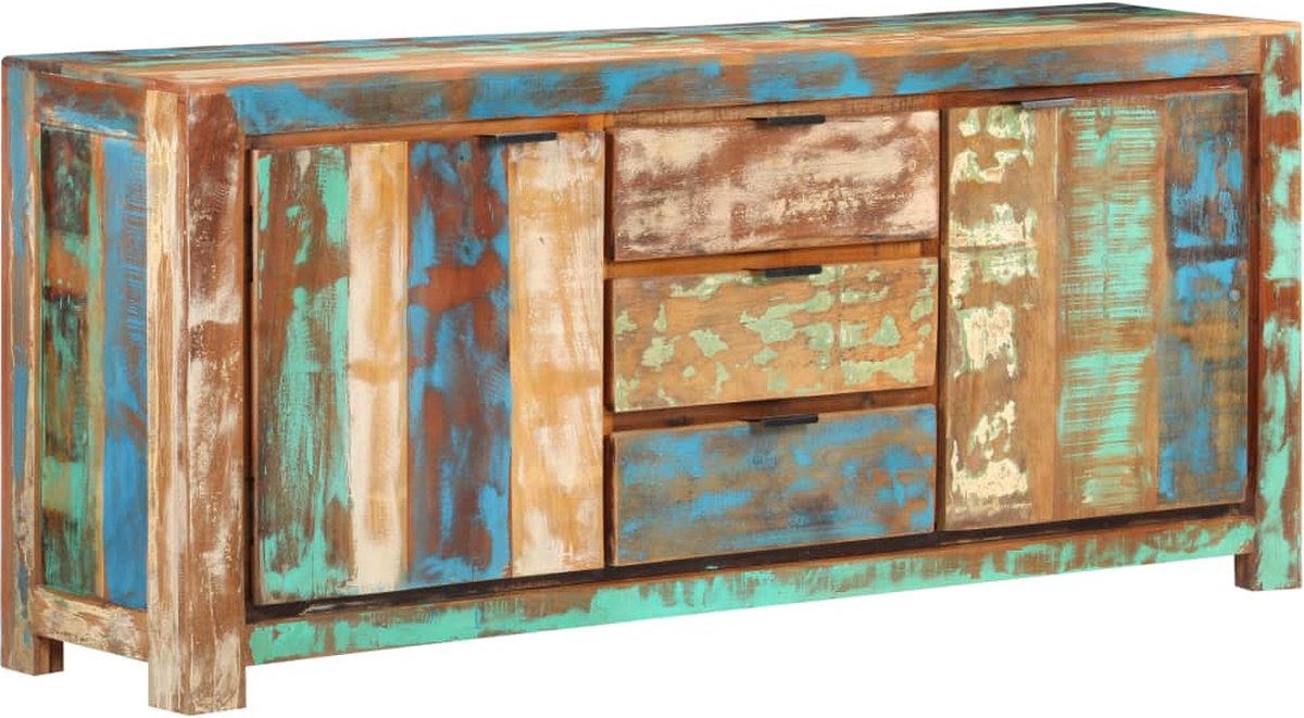 Vidaxl Dressoir 175x40x75 Cm Massief Gerecycled Hout - Bruin