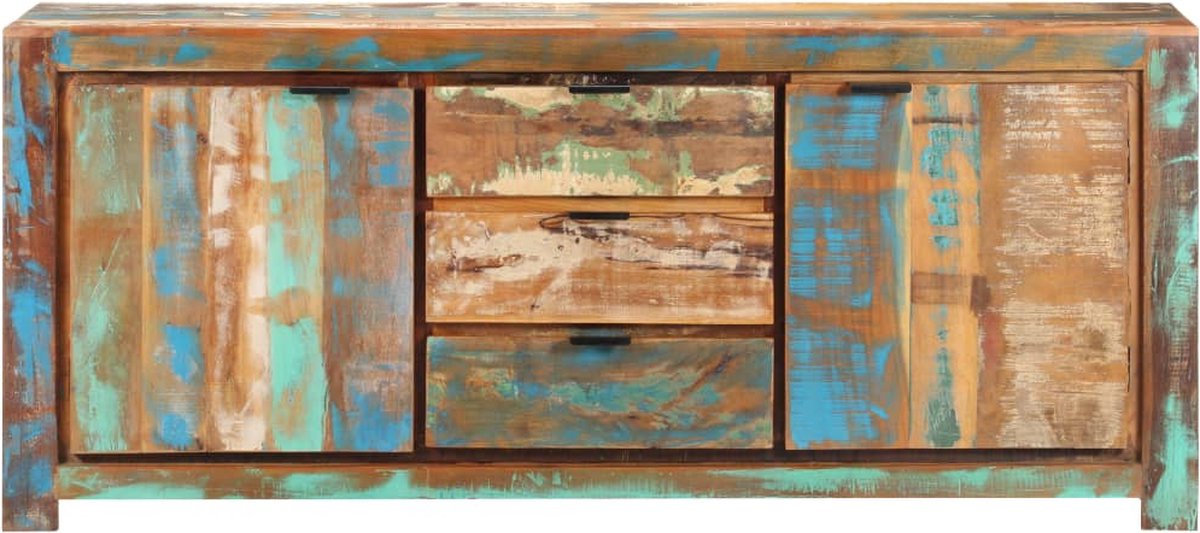 Vidaxl Dressoir 175x40x75 Cm Massief Gerecycled Hout - Bruin