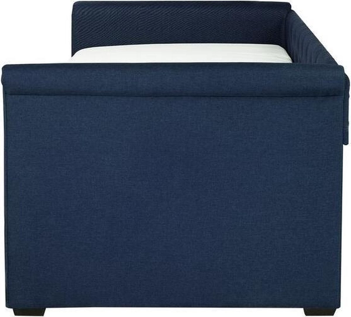 Beliani Libourne Bedbank Polyester 184 X 220 Cm - Blauw
