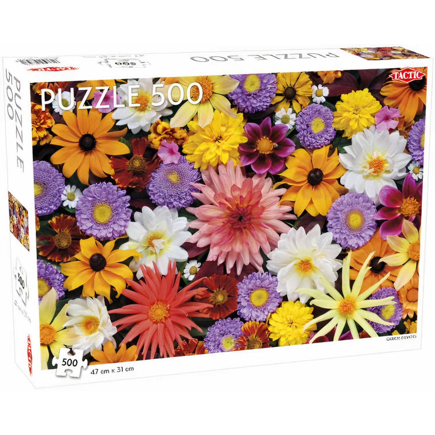 Tactic Legpuzzel Garden Flowers 31 X 37 Cm Karton 500 Stukjes