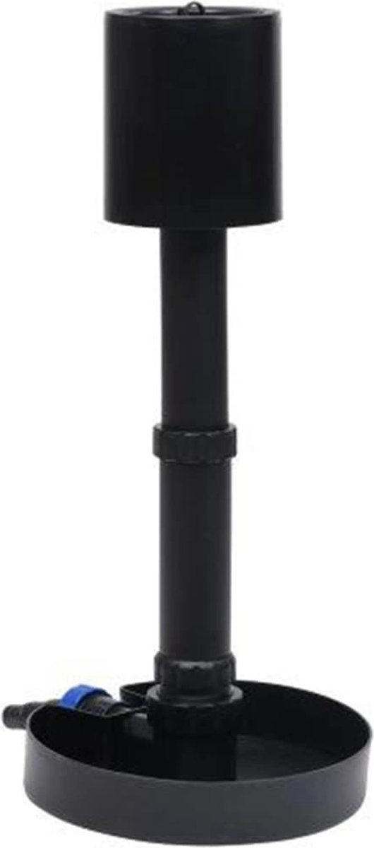 Vidaxl Oppervlakteskimmer Vijver Staand - Zwart