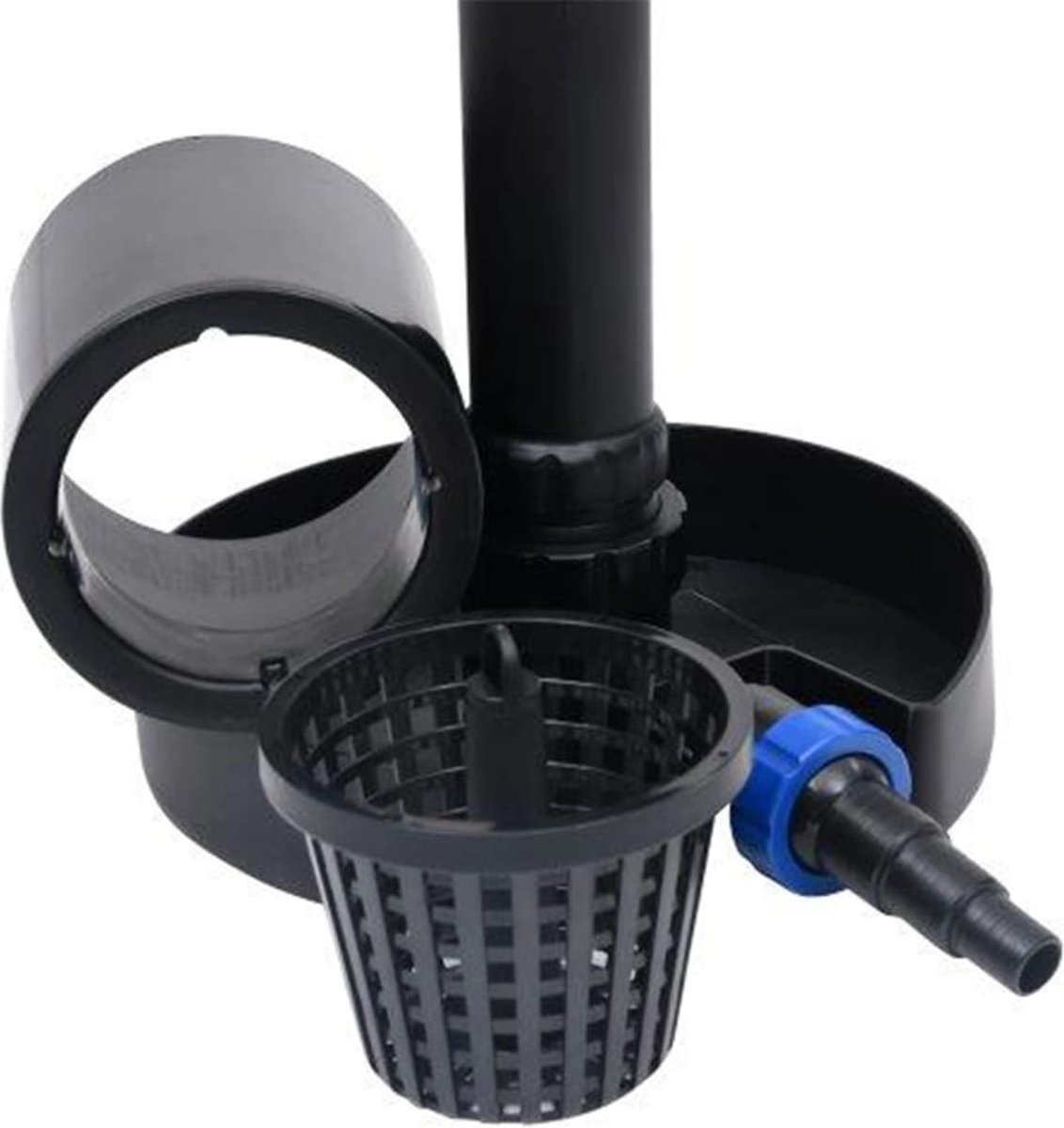 Vidaxl Oppervlakteskimmer Vijver Staand - Zwart